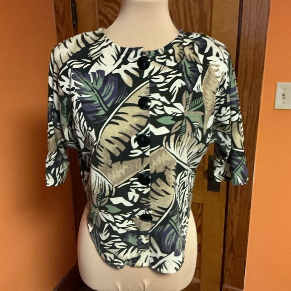 Vintage 80s Tropical vibes shirt - Picture 11 of 12